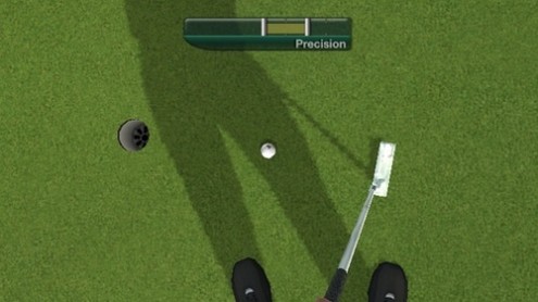 Tiger Woods 11 PGA Golf Wii screenshot True View first-person mode