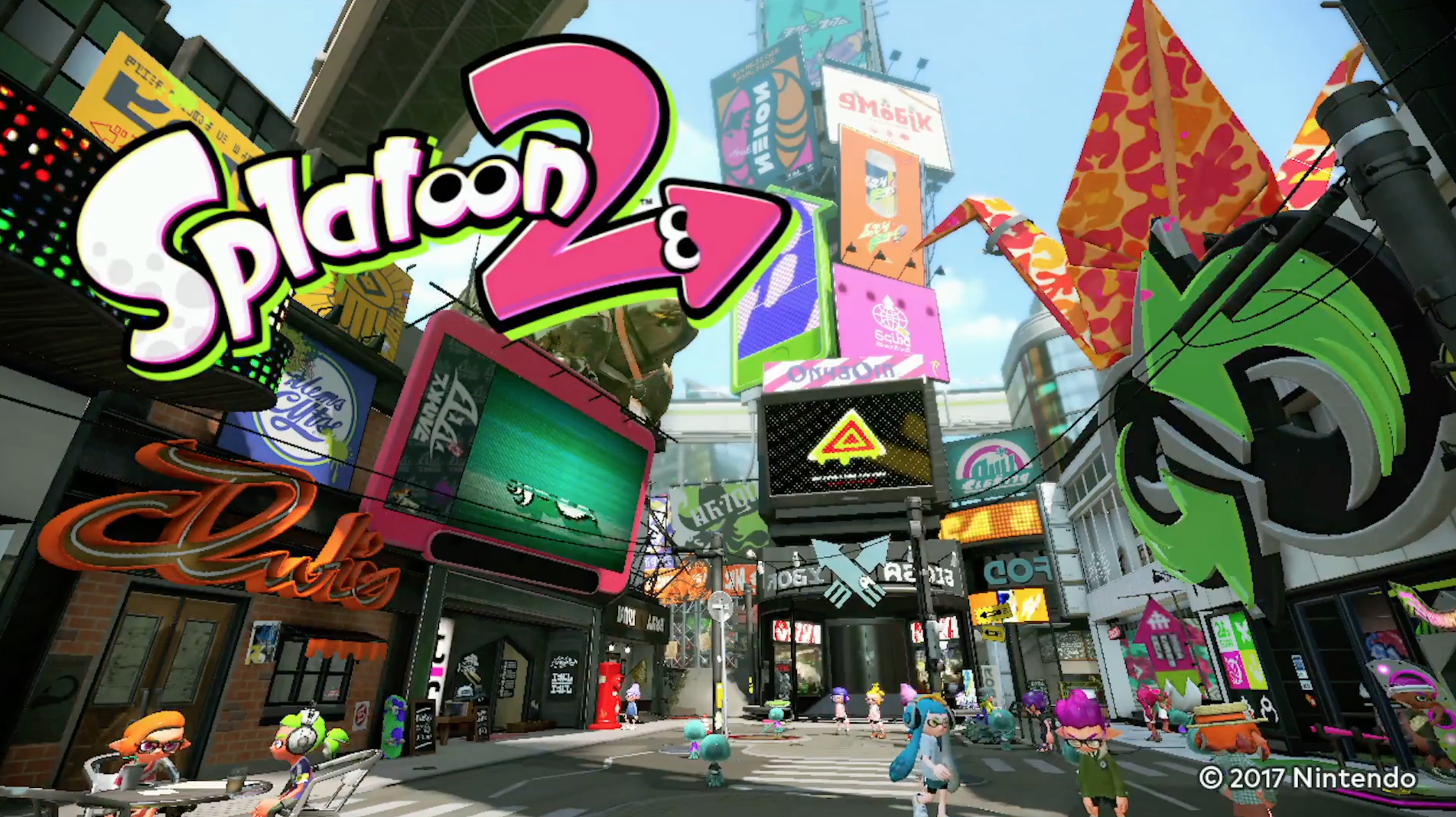 Nintendo switch games that are better with friends - Splatoon 2
