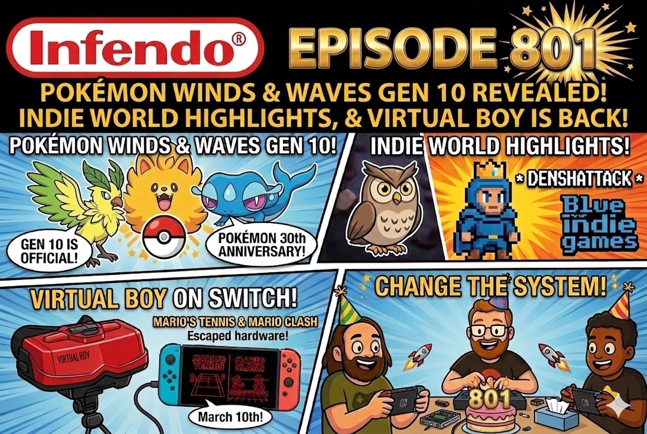Nintendo Unveils Pokémon Gen 10 and Brings Virtual Boy Classics to Nintendo Switch - Nintendo News Article