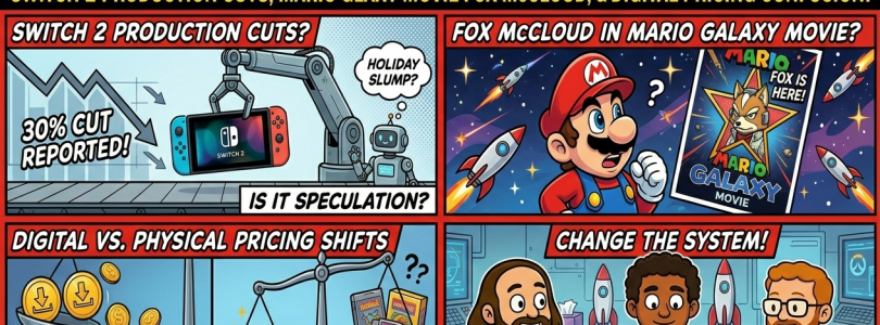 803 – Switch 2 Production Cuts, Mario Galaxy Movie News, and Digital Pricing Shifts